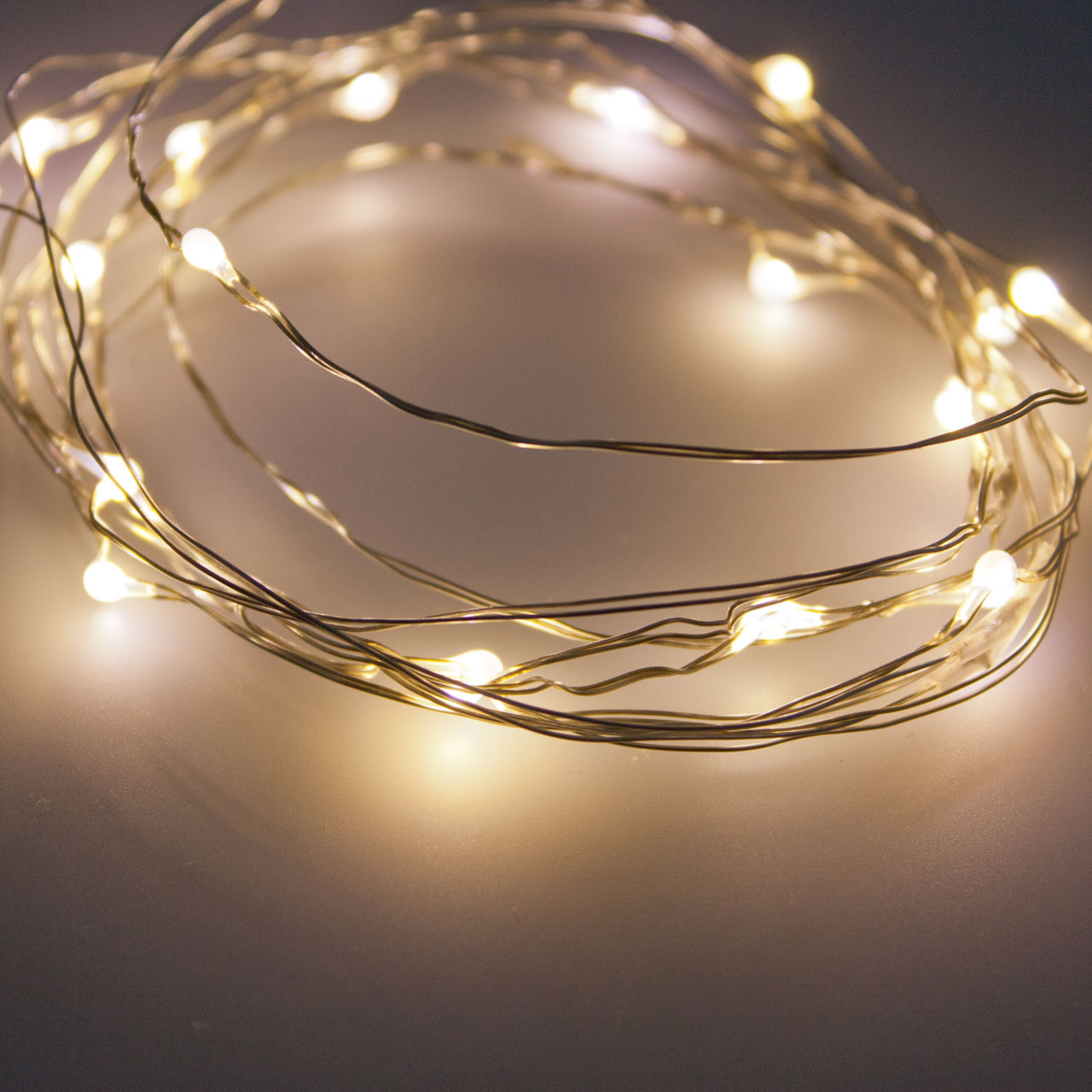 micro led silver wire lights