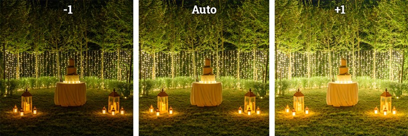 Emplaçement découpe gâteau des mariés illuminé par des rideaux lumineux