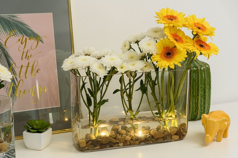Composizione Floreale In Vaso Trasparente Tutorial Fai Da Te Luminal Park