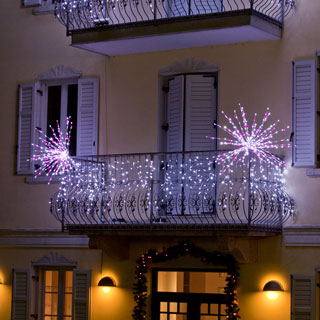 3D LED luce decorativi colorati Bastone a Parete Notte Luce per Natale Festive Gard 