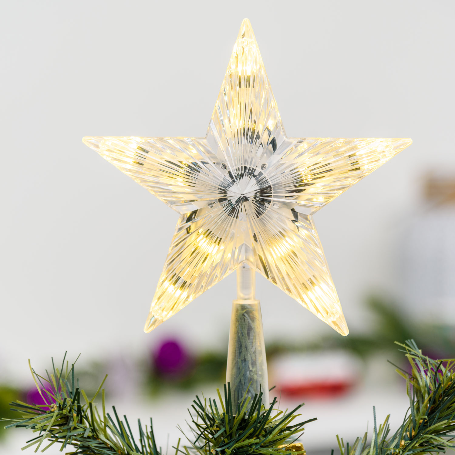 christmas tree topper battery