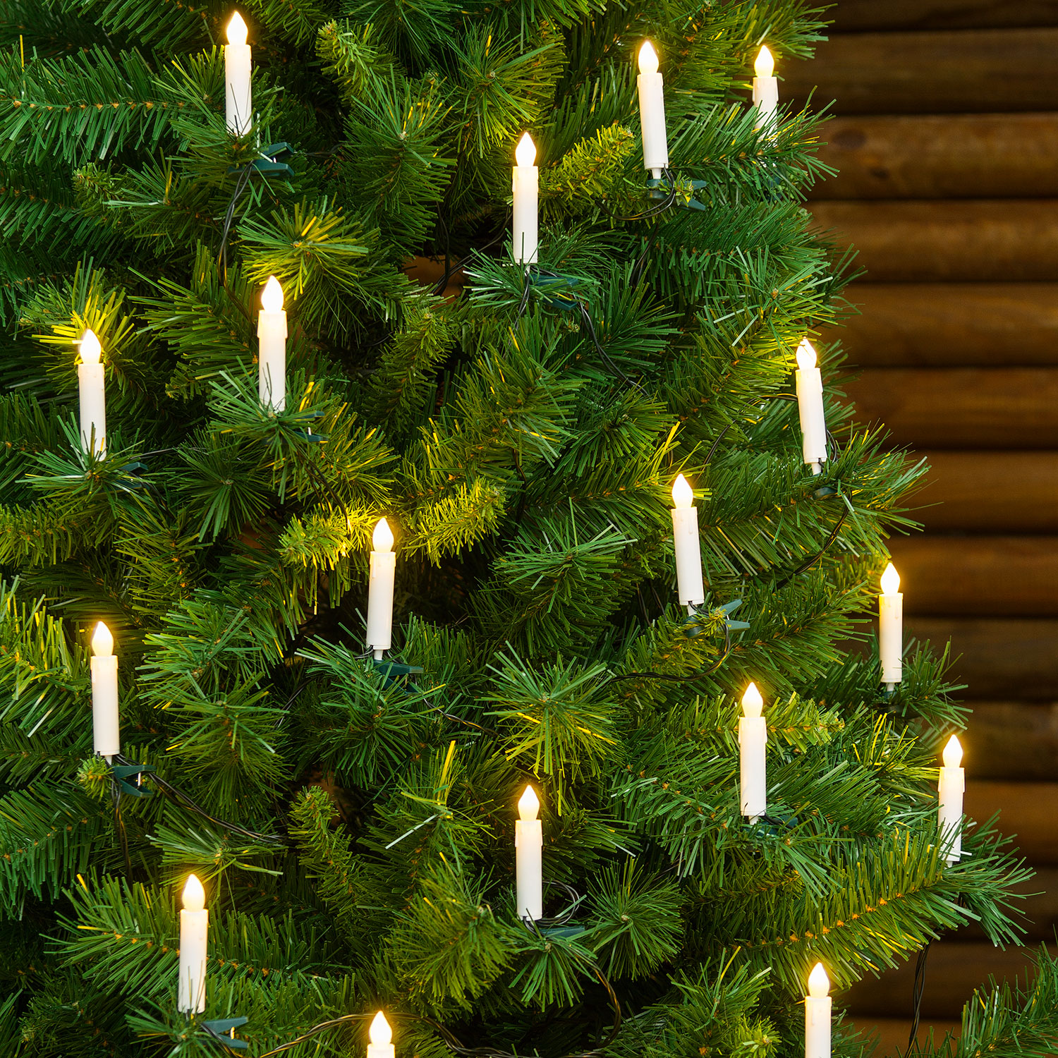 Idena altezza candele 12 cm Candele a LED senza fili per albero di Natale bianco caldo 