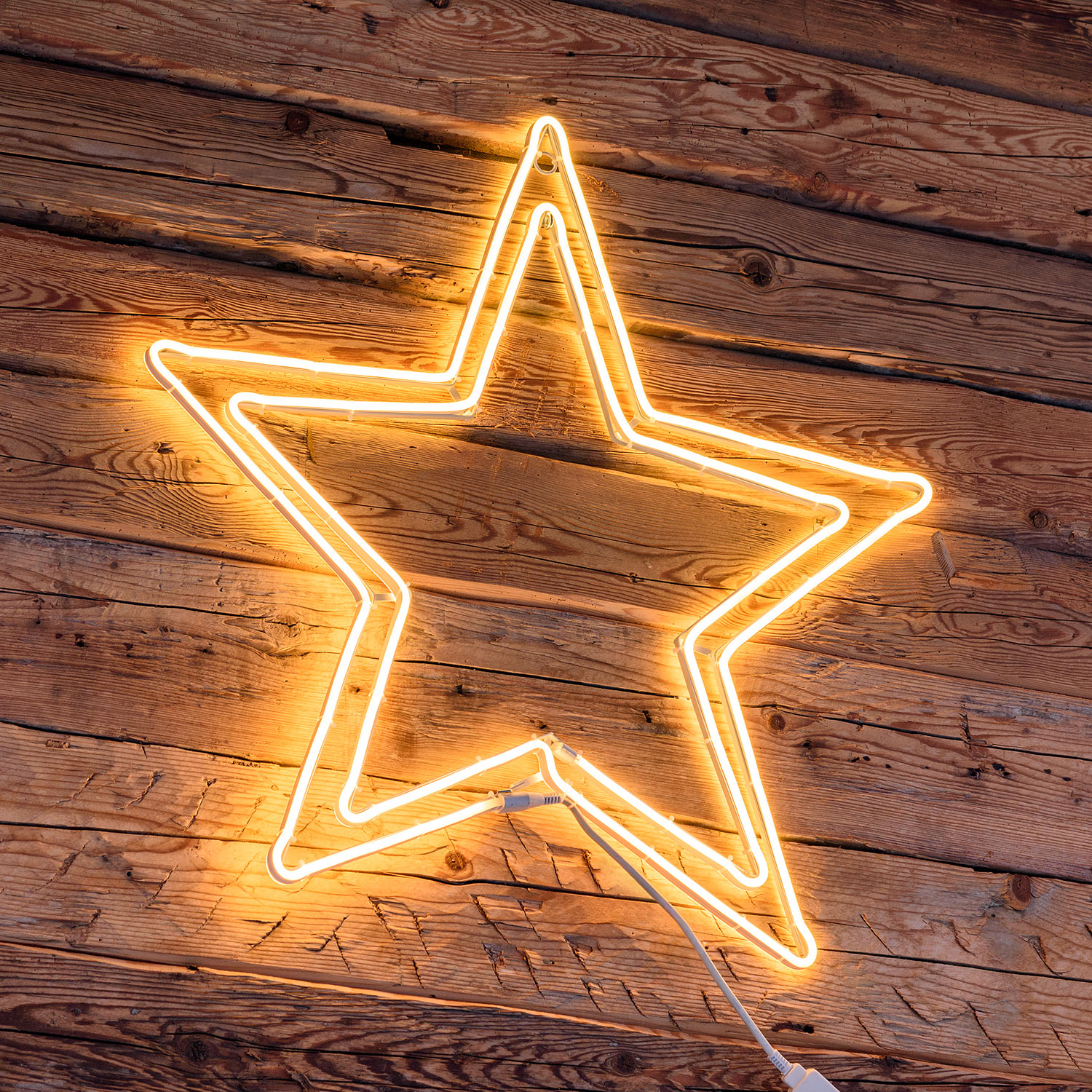 neon led star