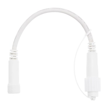 Câble adaptateur blanc PML, Entrée (Mâle) IP44, Sortie (Femelle) IP67