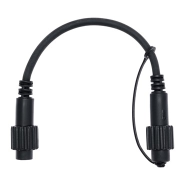Black Adapter Cable PML Serie, Input (Male) IP67, Output (Female) IP44