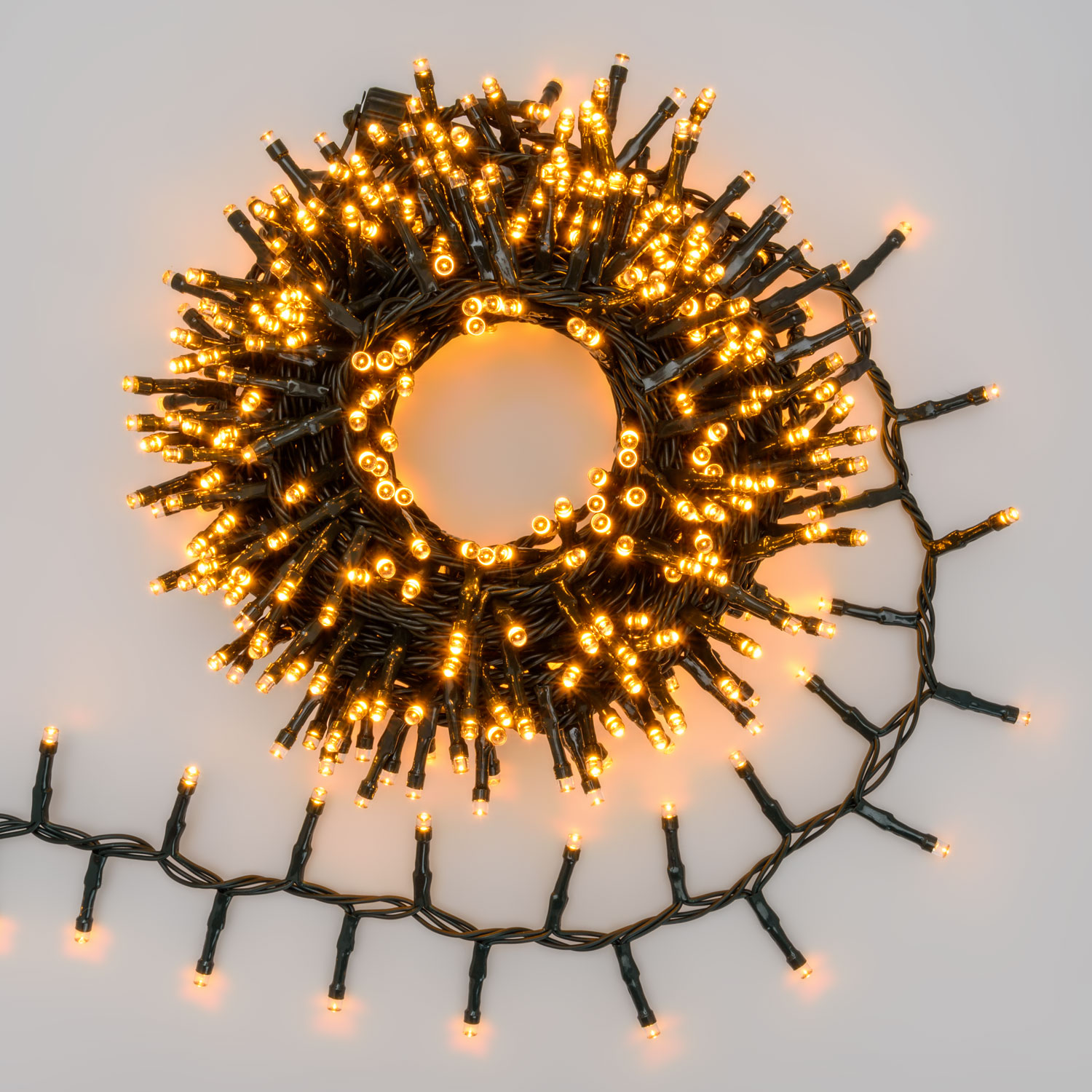 1000 warm white led cluster lights