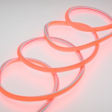 Tubo luminoso effetto neon luce frontale, 15 x 14 mm, 230V, 50 m, 6000 led rossi 