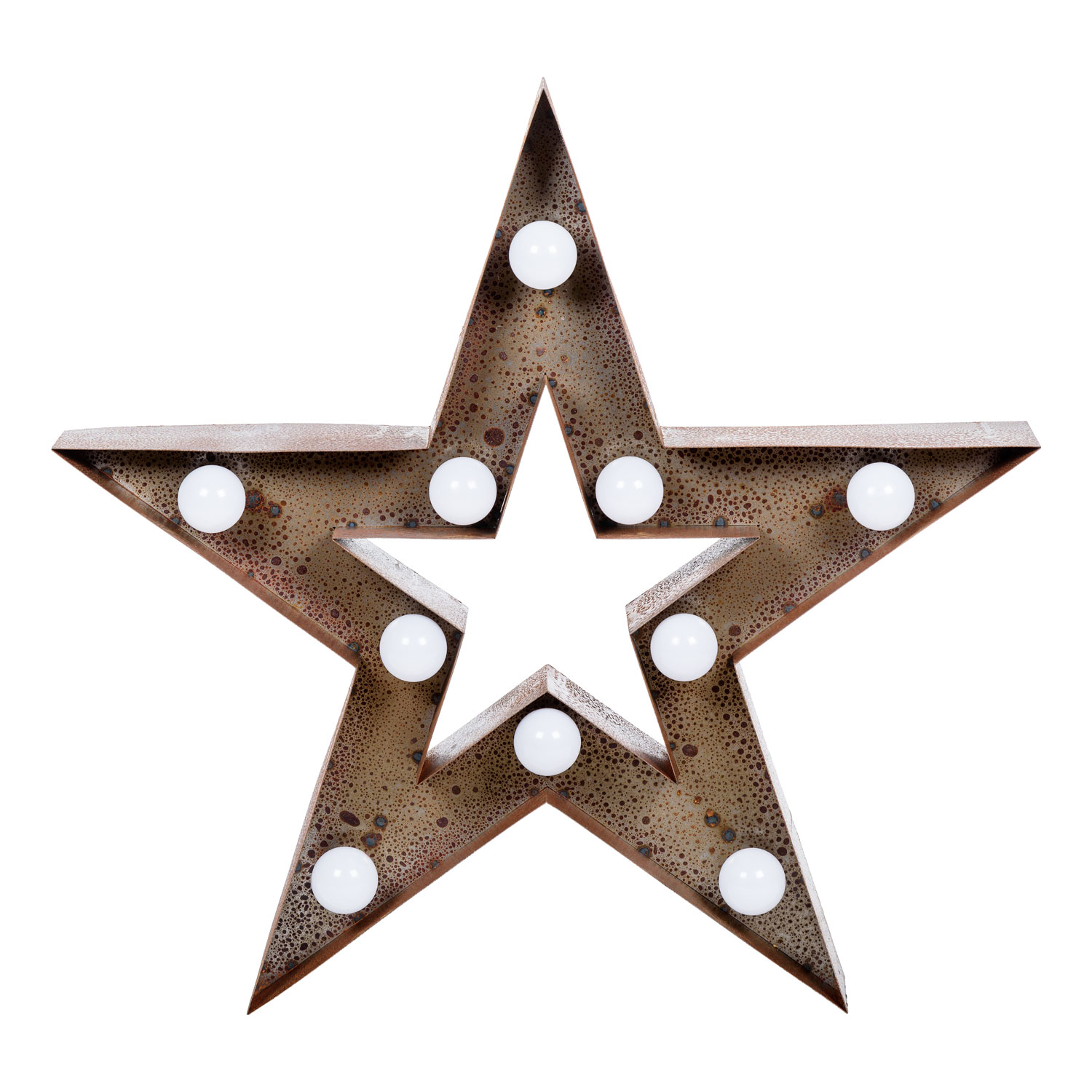 metal star lamp