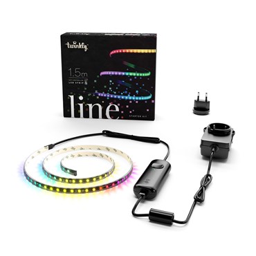 Twinkly Line RGB de 1,5 mètre, câble noir