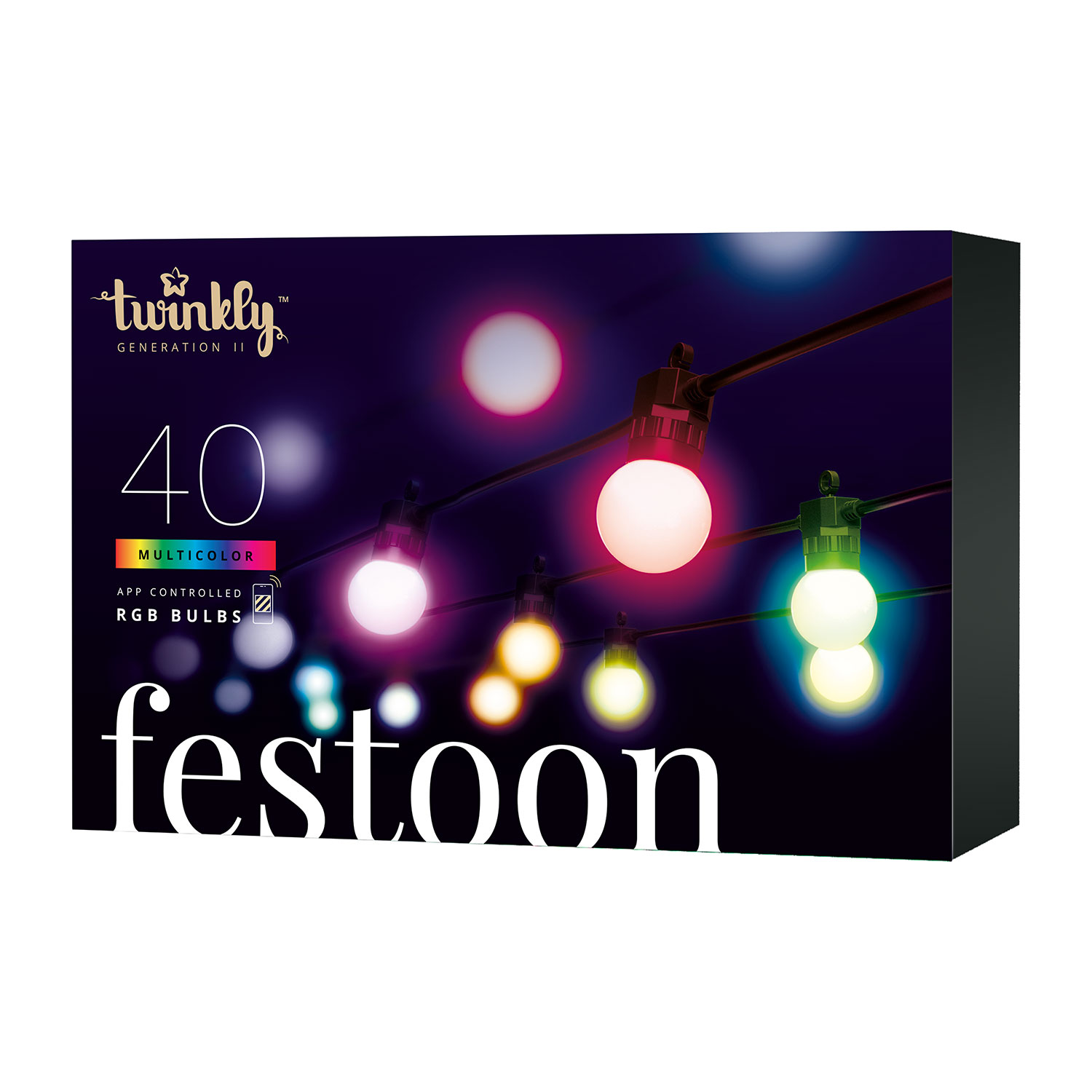 next 40 festoon lights