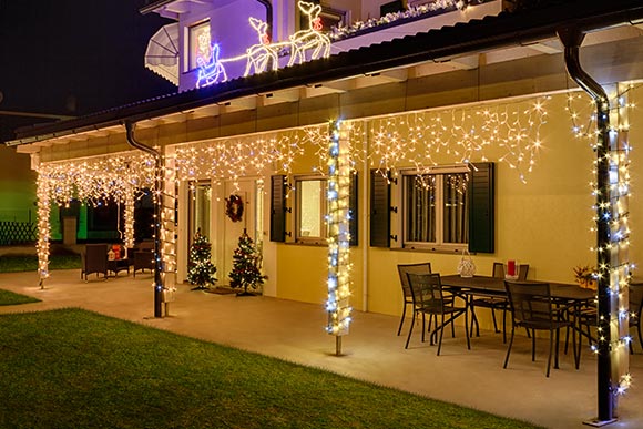 Weihnachtsbeleuchtung 2022 LED-Lichtvorhänge