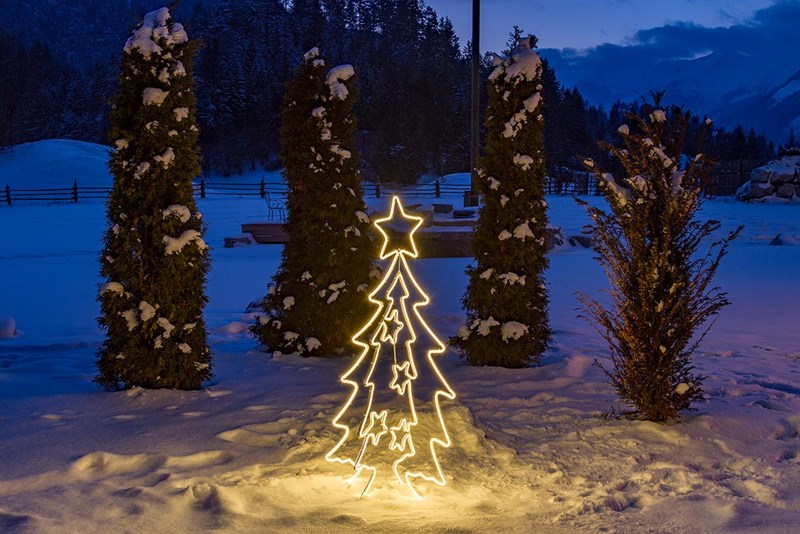 Addobbi Natalizi 2022 Albero di Natale luminoso led neon