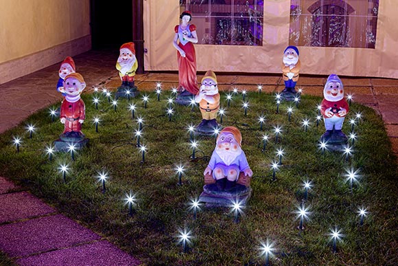 Décorations de Noël 2022 Jardin et bâtons lumineux