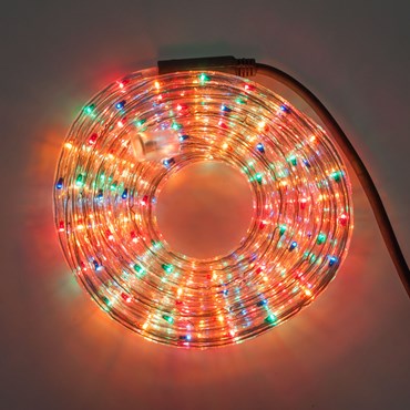 Tubo luminoso, 13 mm, 230V, 5 m, lampade multicolor ad incandescenza